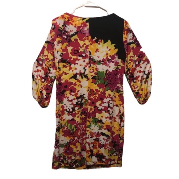 LONDON TIMES Bright And Colorful FLORAL Dress Size 8 - Picture 2 of 12
